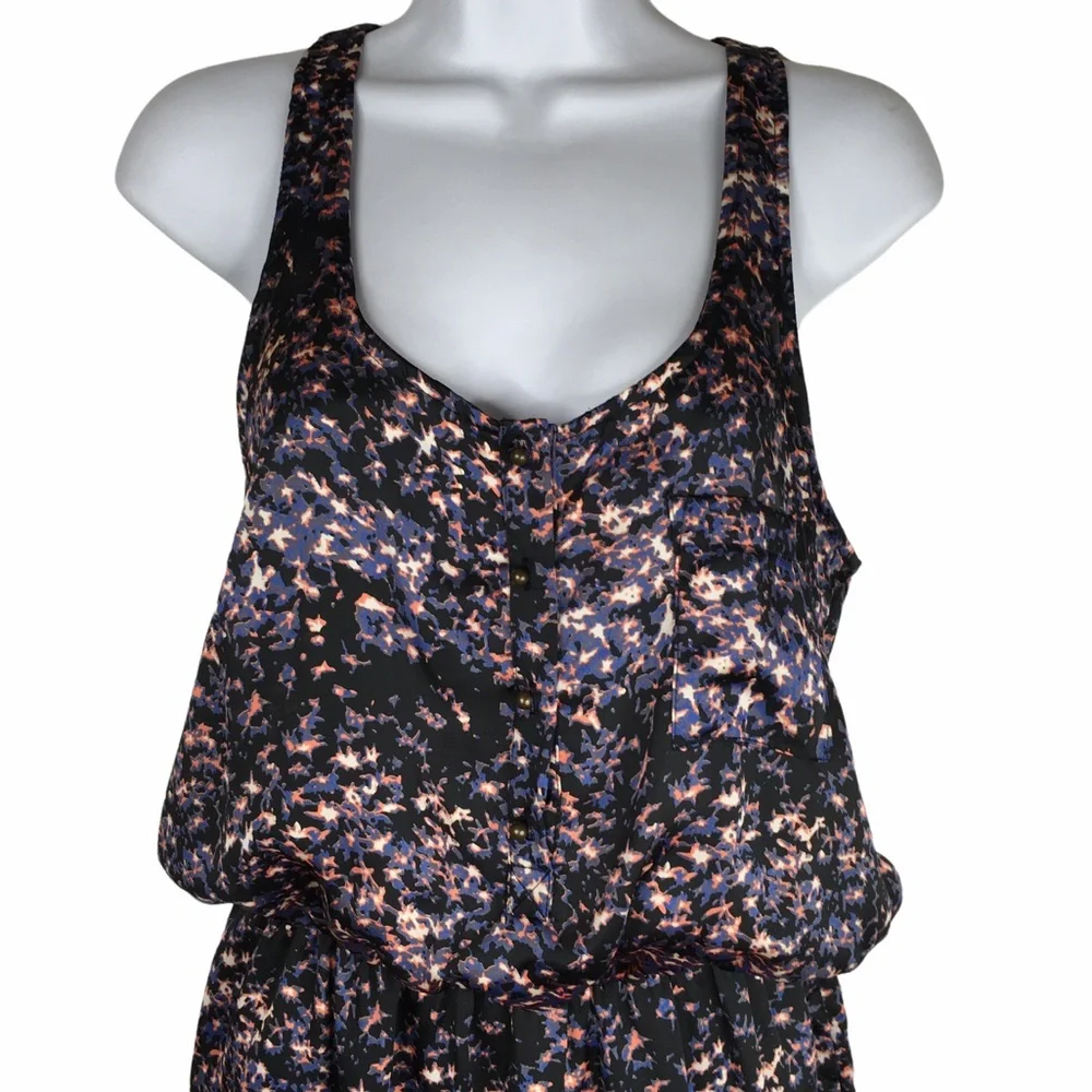 Collective Concepts Sleeveless Racerback Sundress Mini Dress Small